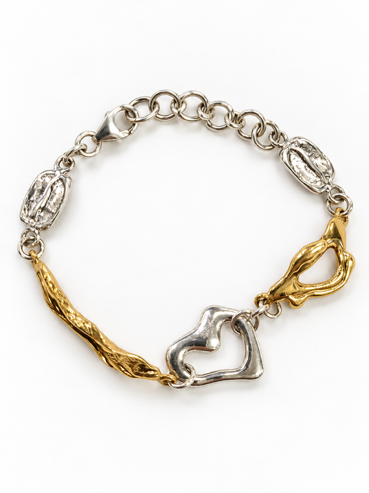 MEDIUM MOON HEART, pendant - Marie-Êve Bordeleau