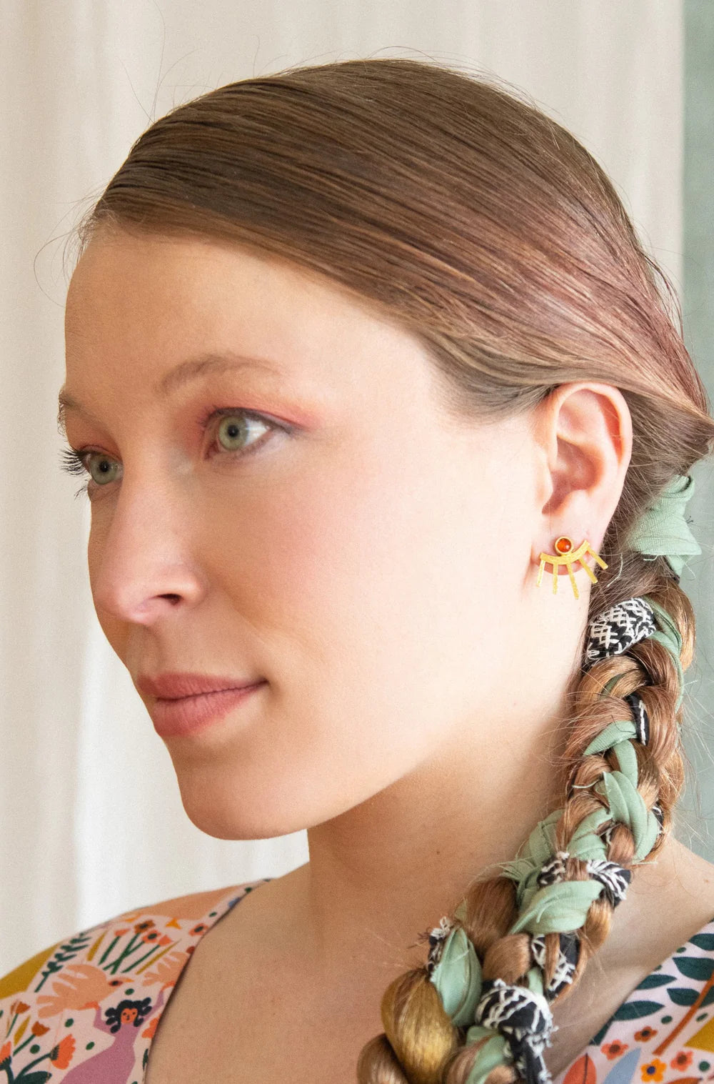 Boucles d'oreilles Râ - Rouille - Kazak