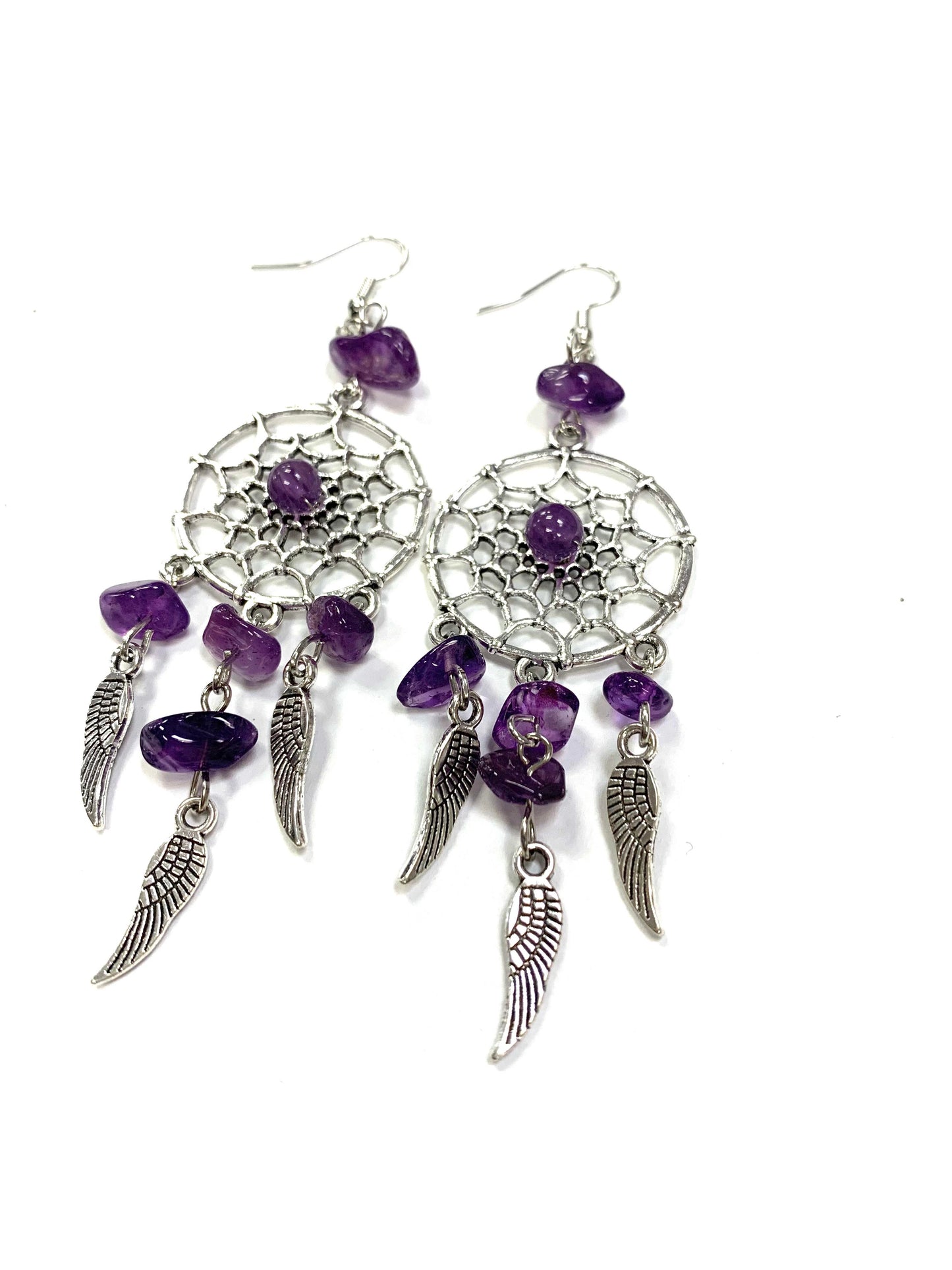 Capteur de rêve - Améthyste - Gynette et Yvon