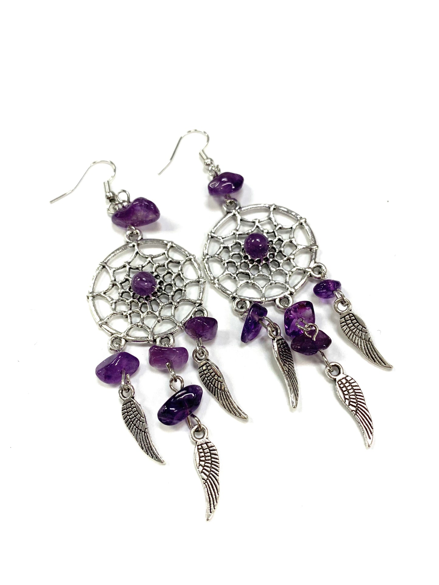 Capteur de rêve - Améthyste - Gynette et Yvon