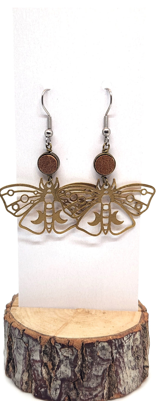 Boucles d'oreilles - Papillon - Création Fish