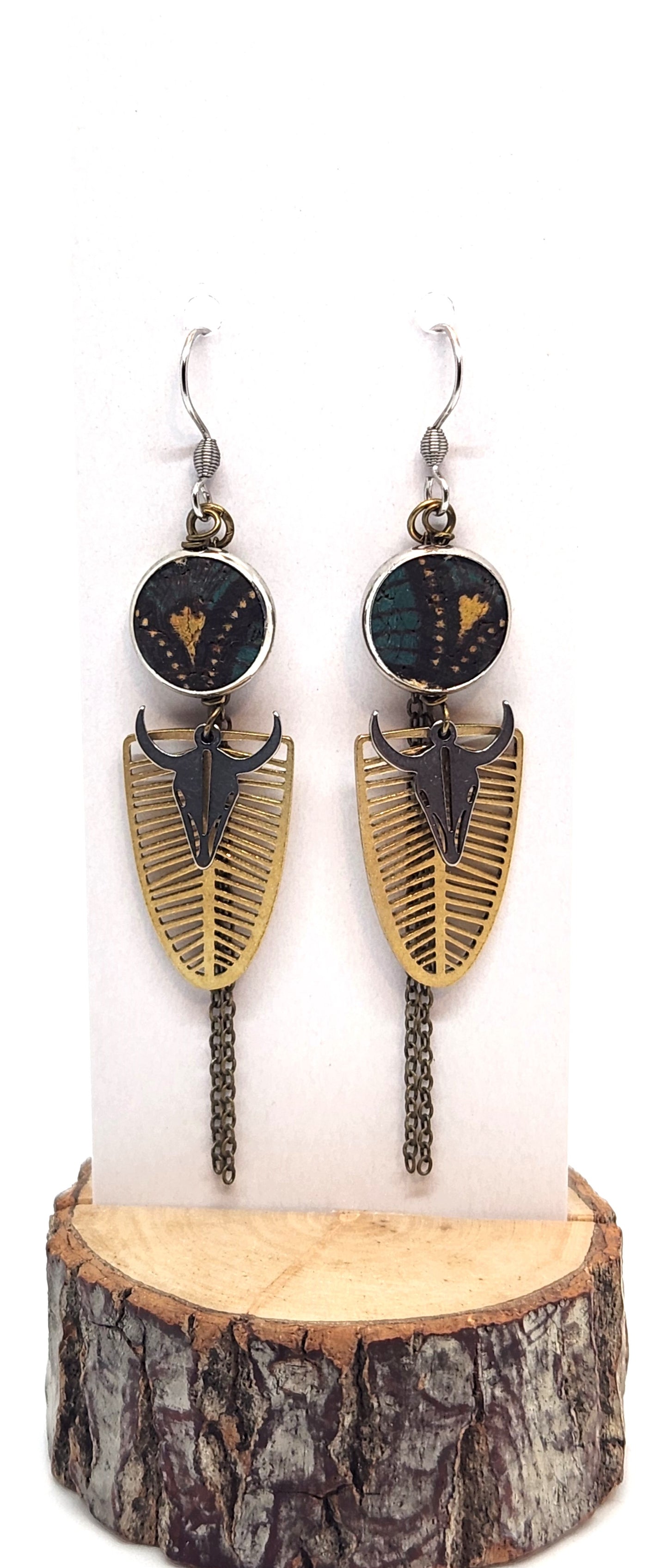 Boucles d'oreilles - St-Tite - Mid Sarcelle - Création Fish