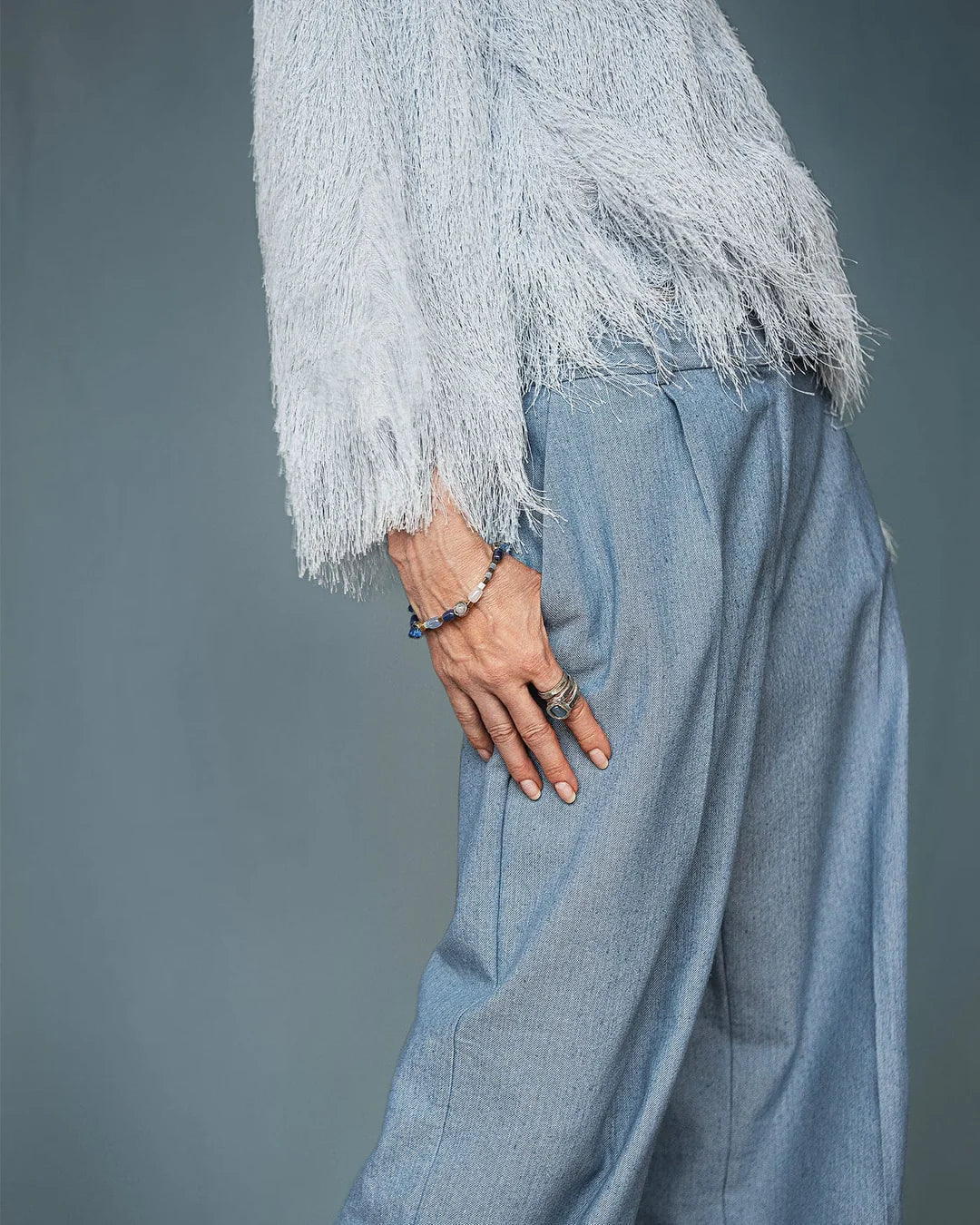 Bracelet Aluvi Deux Tons - Couleur: Deux Tons & Aura Bleu - Anne-Marie Chagnon