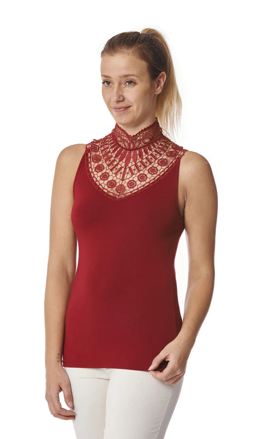 Camisole Teri rouge 5757 - Arianne