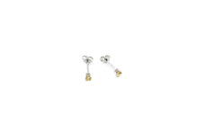 Charger l&#39;image dans la galerie, Boucles d&#39;oreilles - Rond 3mm - Champagne - Rouge Argent 9.25
