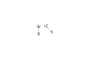 Boucles d'oreilles - Rond 3mm - Champagne - Rouge Argent 9.25