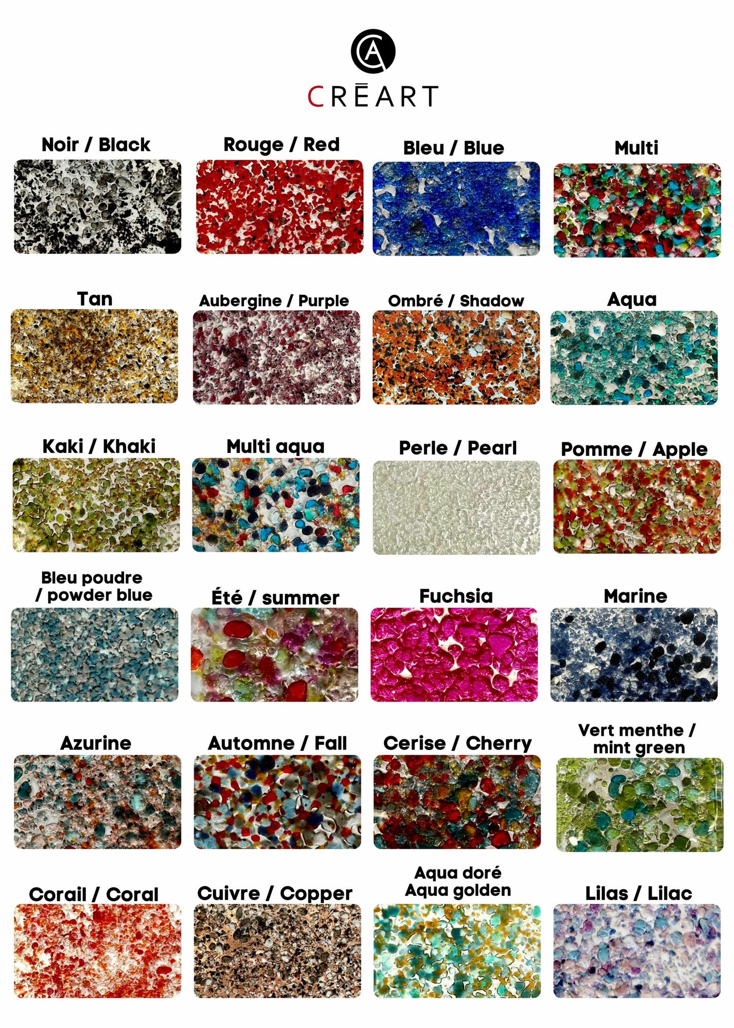 Mady - Boucles d'oreille - 6 couleurs offertes - Créart