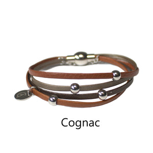 Bracelet Multi-billes ( 19 variantes de couleurs )