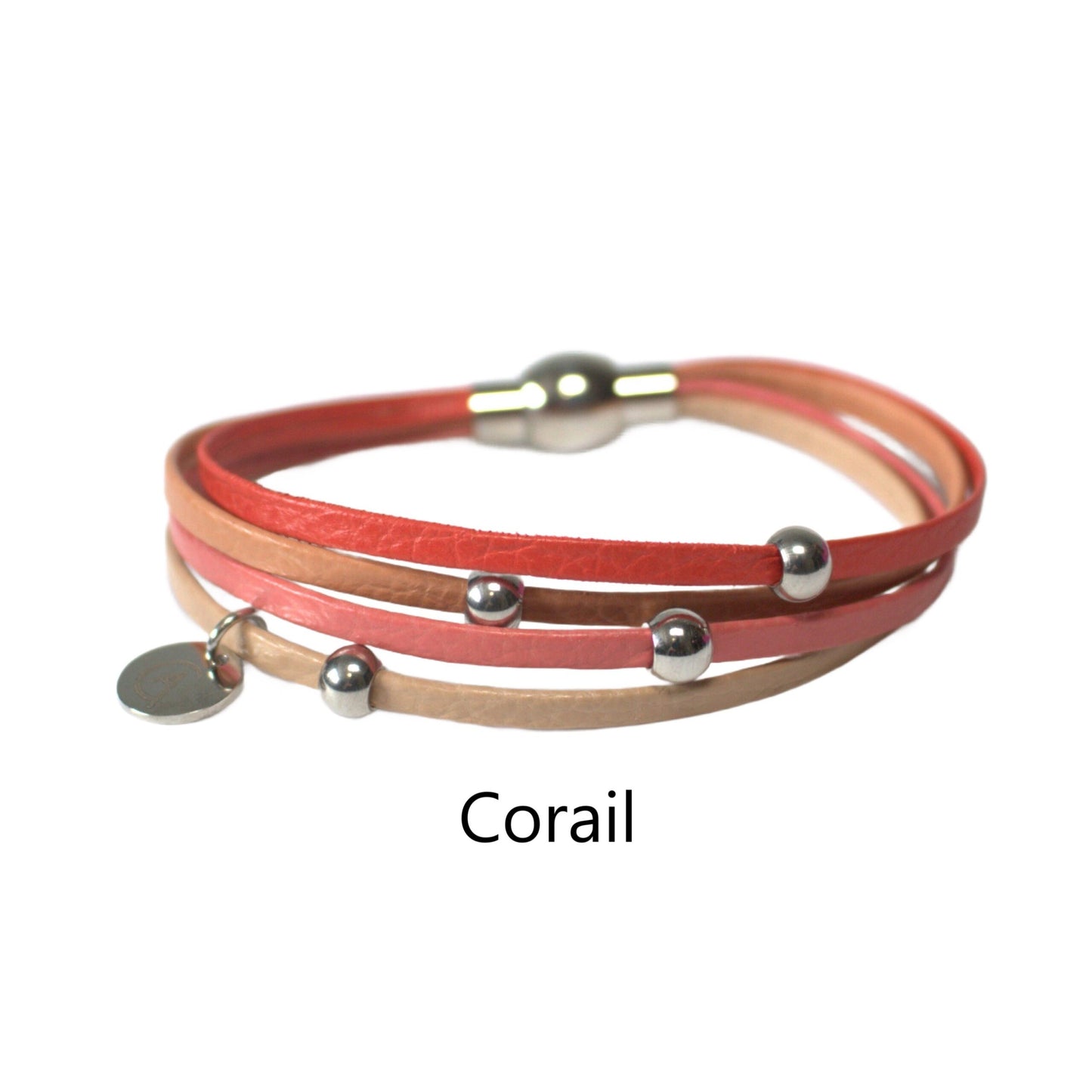 Bracelet Multi-billes ( 19 variantes de couleurs )