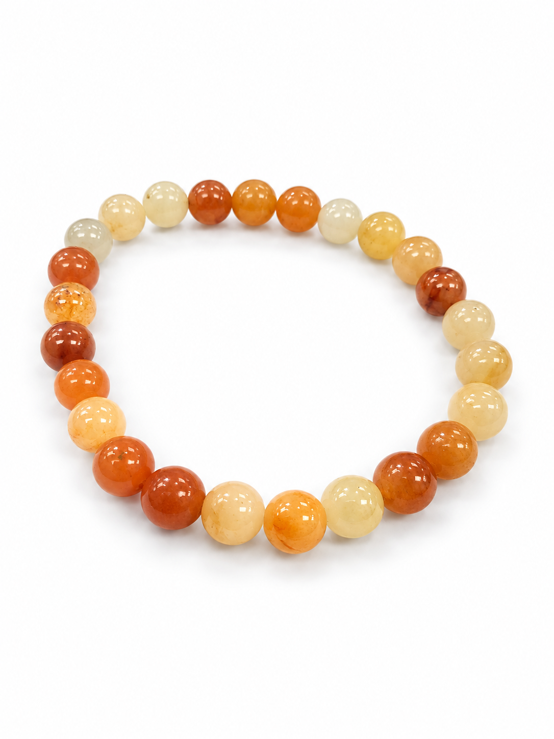 Bracelet - pierre de Cornaline naturelle - Rouge Bijoux