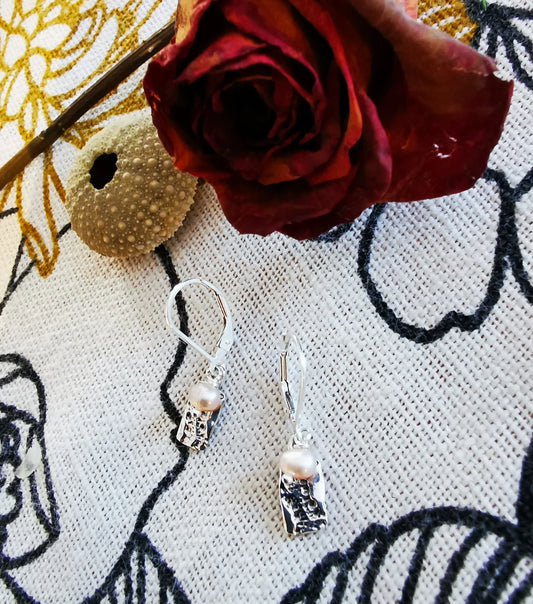 Boucles d'oreilles - Dentelle-perle - Marie-Ève Bordeleau