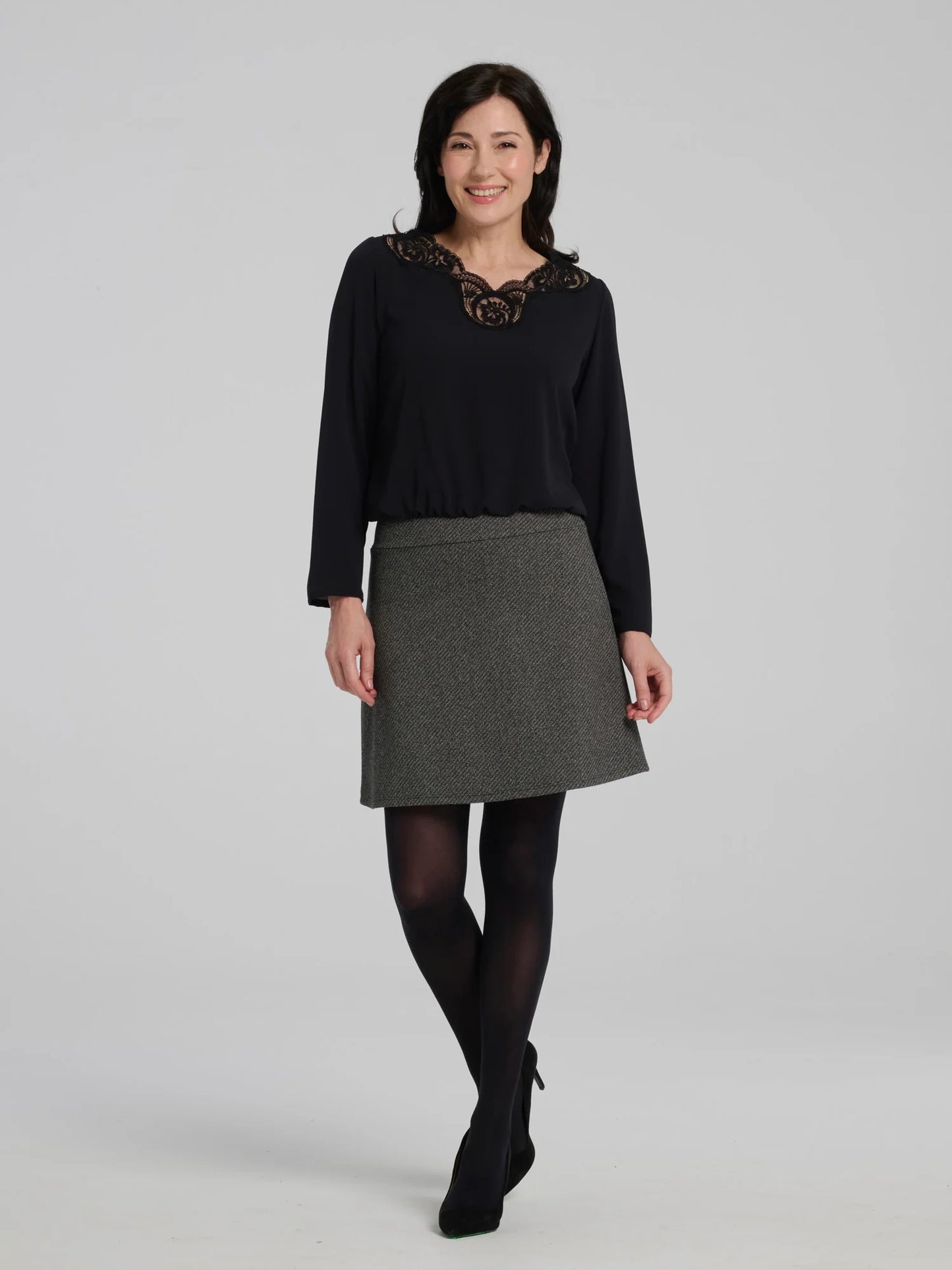 Blouse Ebenita - noir - Kollontai