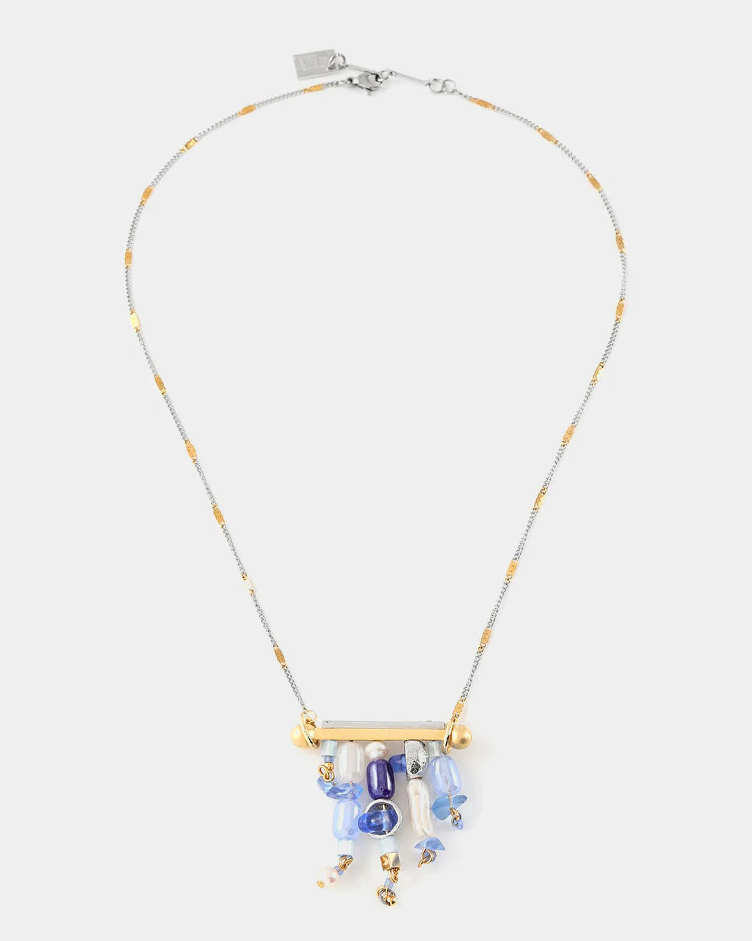 Collier Korala Deux tons - Couleur: Deux tons & Aura Bleu - Anne-Marie Chagnon