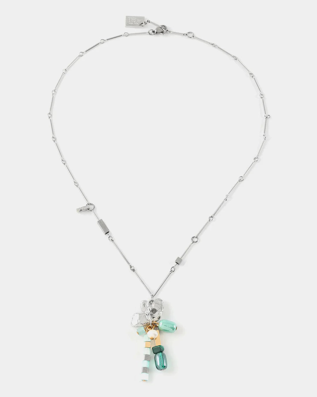 Collier Fabella Deux tons - Couleur: Deux tons & Sarcelle - Anne-Marie Chagnon