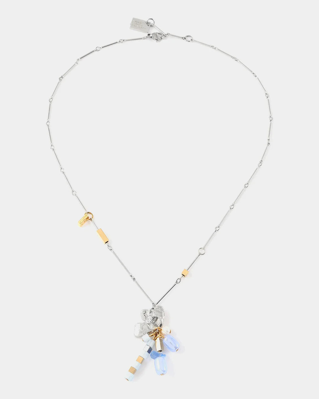 Collier Fabella Deux tons - Couleur: Deux tons & Aura Bleu - Anne-Marie Chagnon