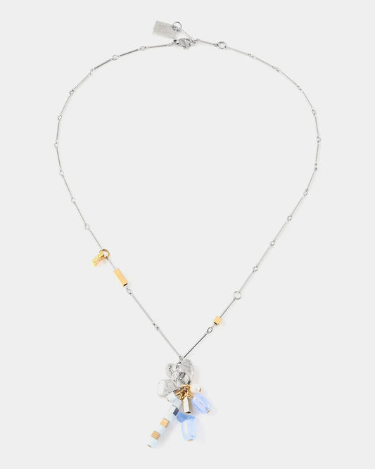 Collier Fabella Deux tons - Couleur: Deux tons & Aura Bleu - Anne-Marie Chagnon