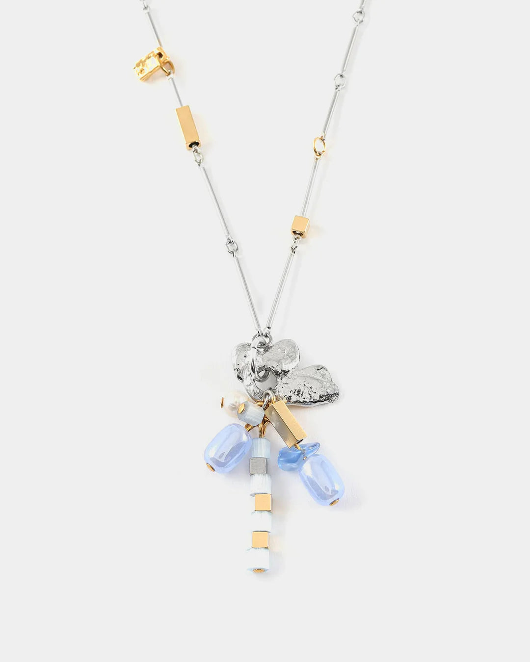 Collier Fabella Deux tons - Couleur: Deux tons & Aura Bleu - Anne-Marie Chagnon