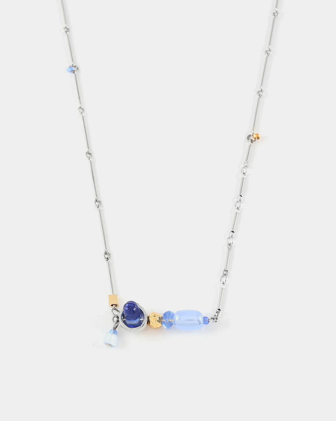 Collier Dardo Deux tons - Couleur: Deux tons & Aura Bleu - Anne-Marie Chagnon