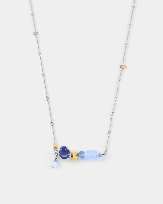 Collier Dardo Deux tons - Couleur: Deux tons & Aura Bleu - Anne-Marie Chagnon