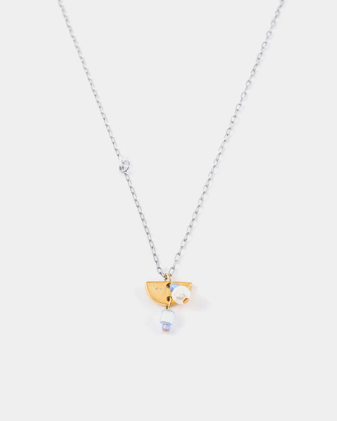Collier Blenio Deux tons - Deux tons & Aura Bleu - Anne-Marie Chagnon