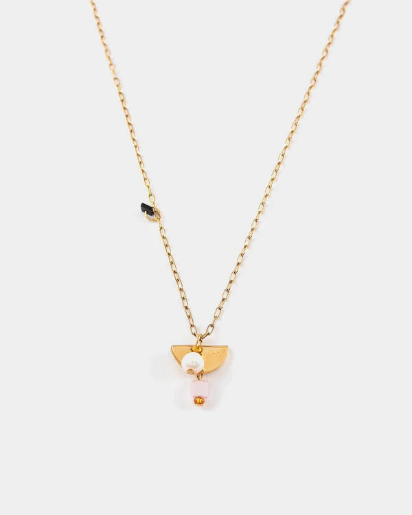 Collier Blenio - Or & Napolitaine - Anne-marie Chagnon