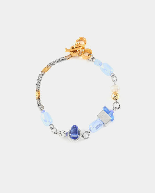 Bracelet Cymelle Deux Tons - Couleur: Deux Tons & Aura Bleu - Anne-Marie Chagnon