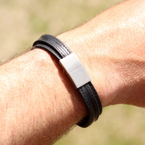 Bracelet Homme - Noir - Créart