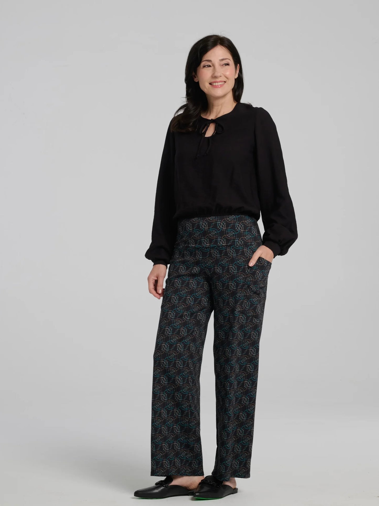 Pantalon Elma - Couleur – Turquoise - Kollontai