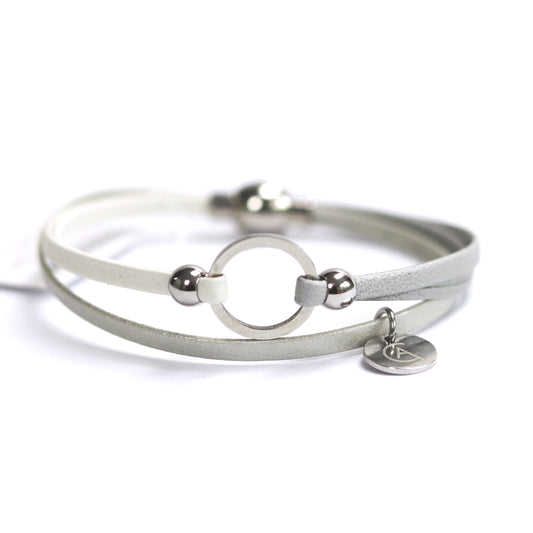 Mini Lara bracelet - White - Cré'art