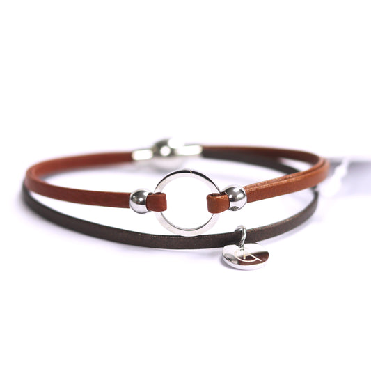 Mini Lara bracelet - Tan - Cré'art