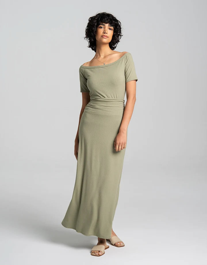 Jupe Cass - sauge - Kollontai - 13-238