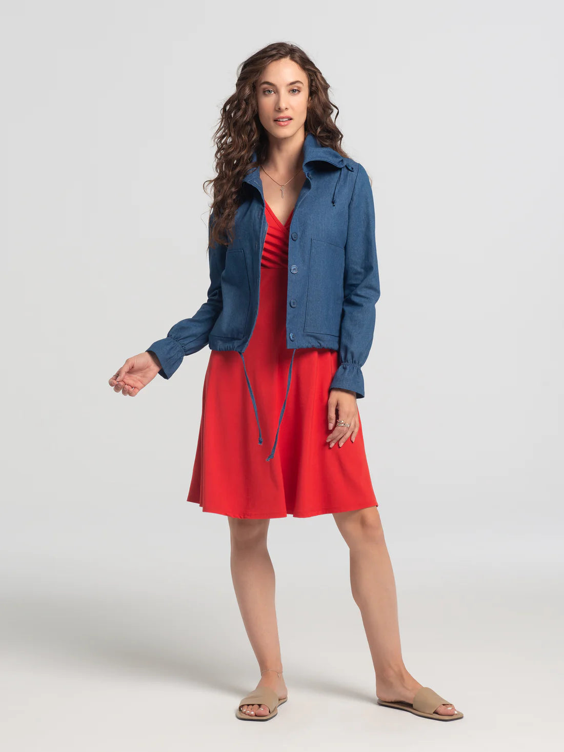 Robe Ayesha - Tomate - Kollontaï - 12-453