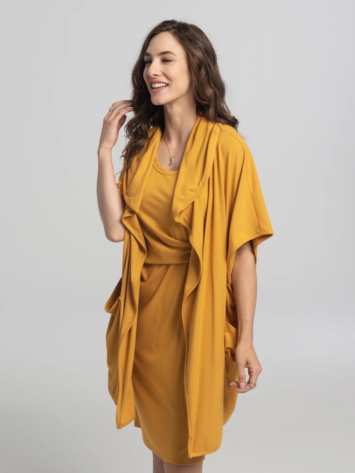 Robe Saranya - Couleur Topaze- Kollontaï -  12-457