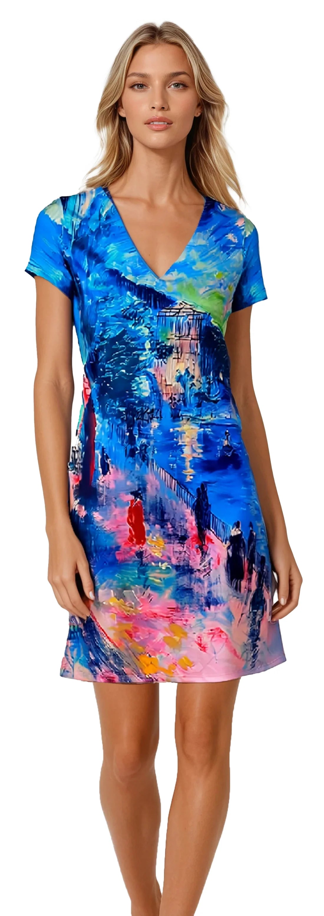 Hilo dress - straight line