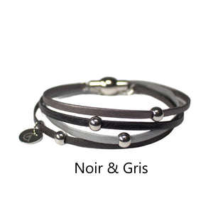 Bracelet Multi-billes ( 19 variantes de couleurs )