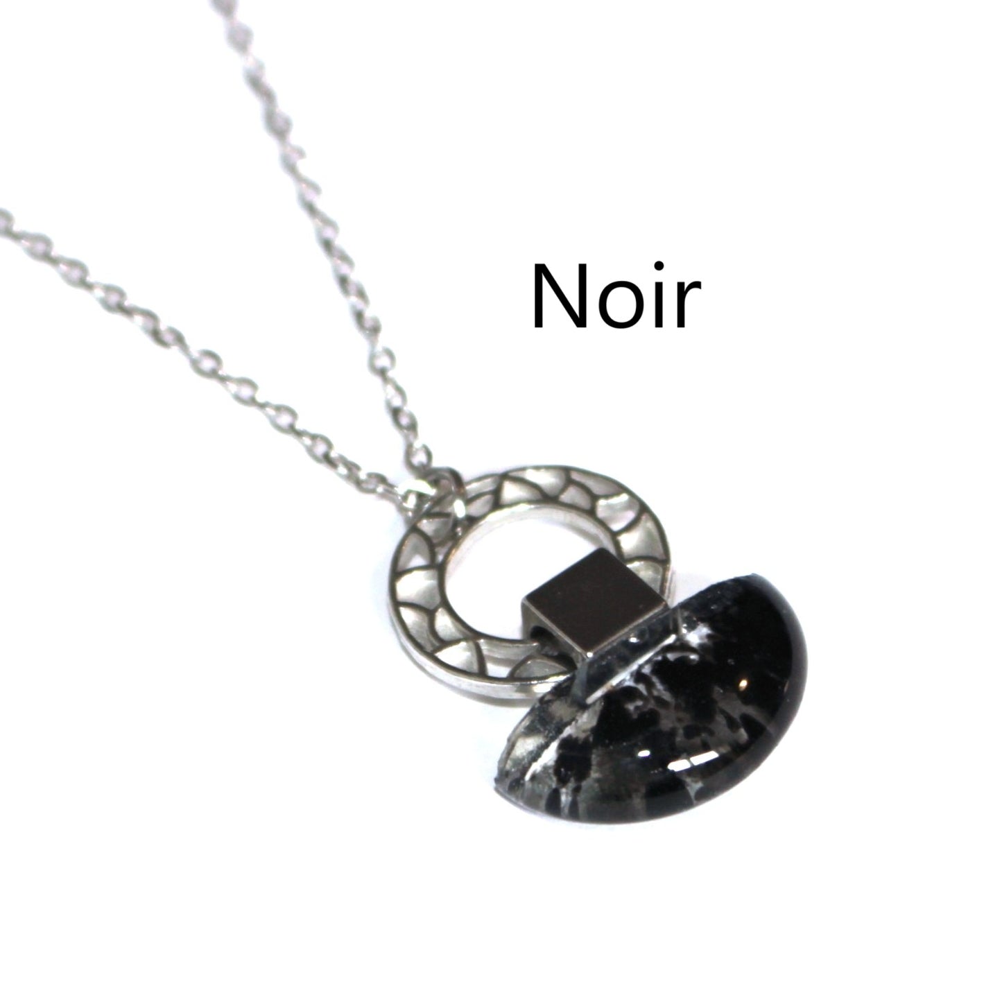 Pendentif demi-lune - 2 variantes - Créart