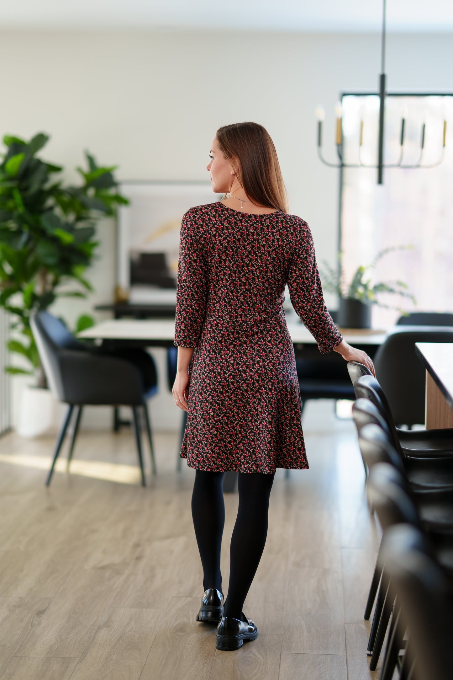 Robe Mattawin Fleurs rouges - Rien ne se perd