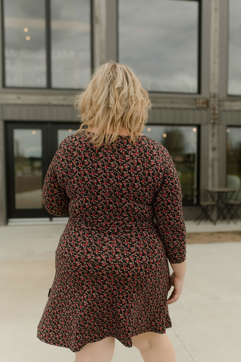 Robe Mattawin Fleurs rouges - Rien ne se perd