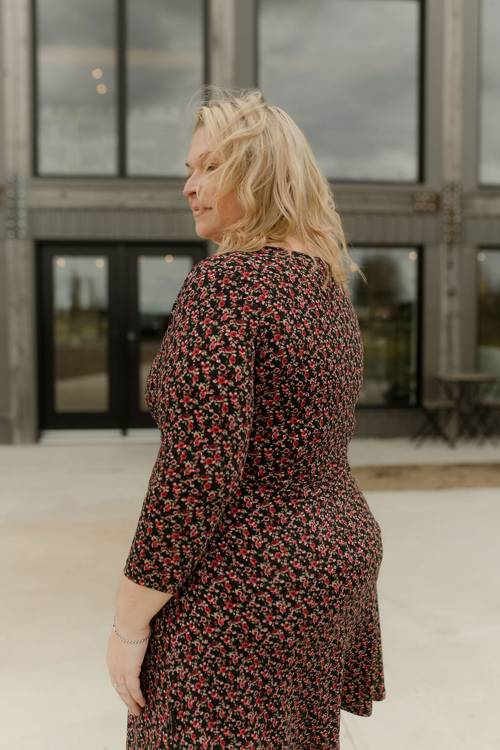 Robe Mattawin Fleurs rouges - Rien ne se perd