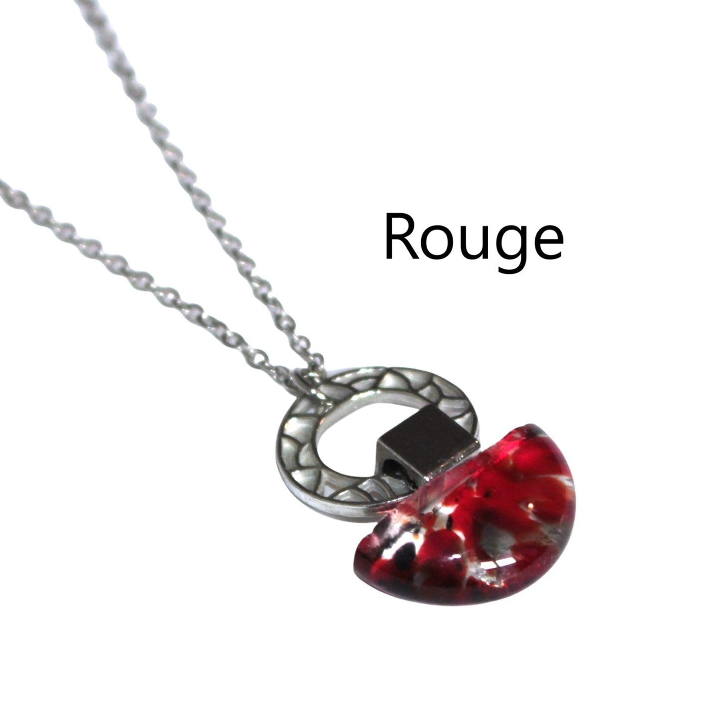 Pendentif demi-lune - 2 variantes - Créart