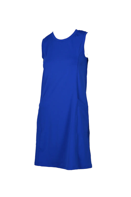 Robe Sara Royal - Ligne Trapèze -  Miss Versa