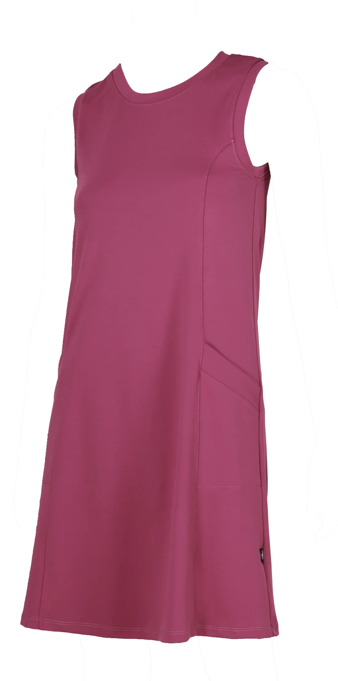 Robe Sara Plum - Ligne Trapèze -  Miss Versa