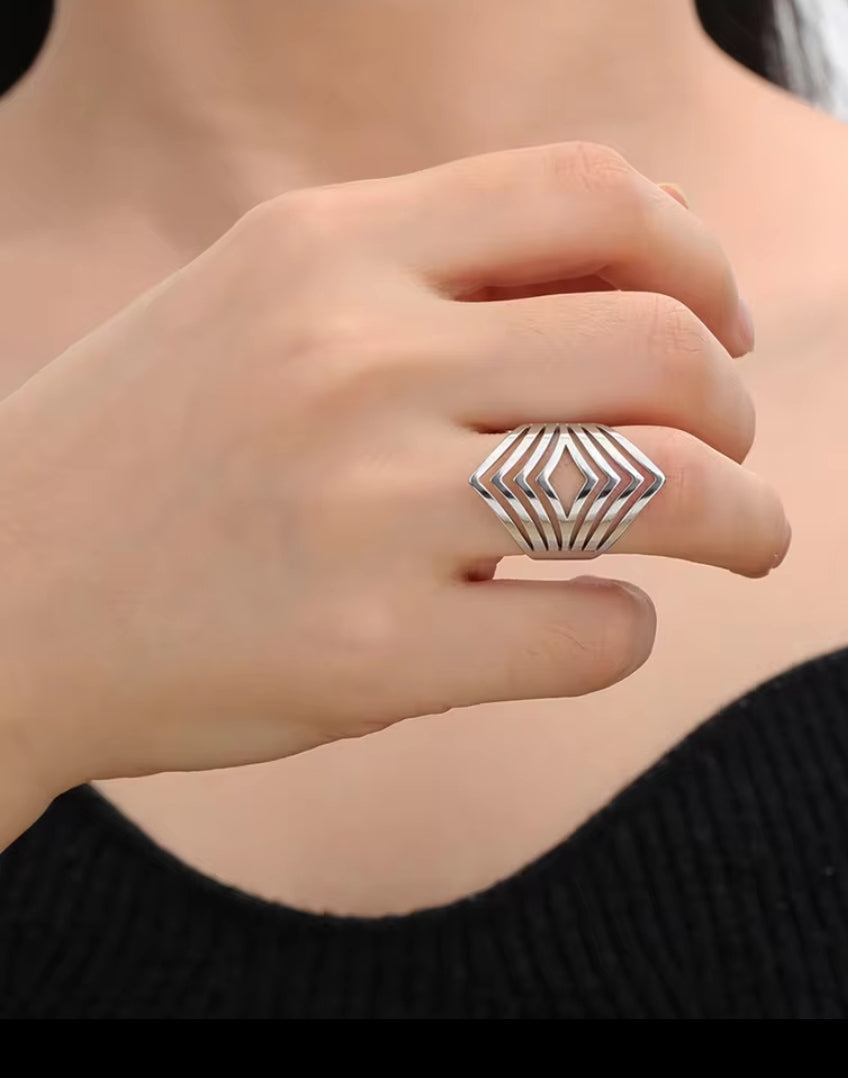 Ring - Echo - Silver - Fish Creation