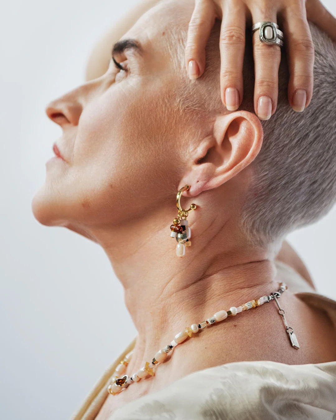 Collier Krio Deux tons - Couleur: Deux tons & Napolitaine - Anne-Marie Chagnon