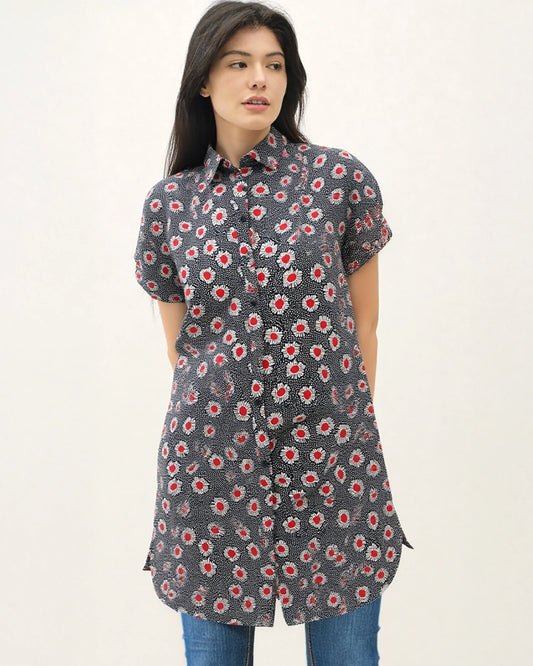 Robe Tansy Black n red