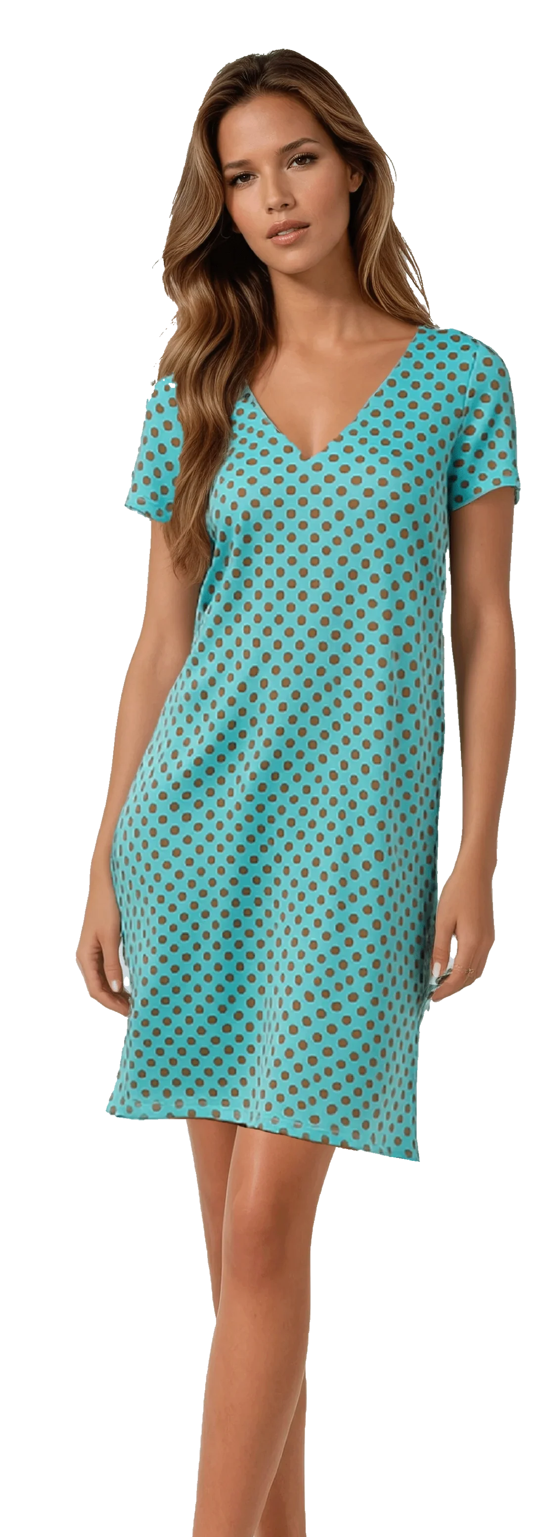 Hilo dress - straight line