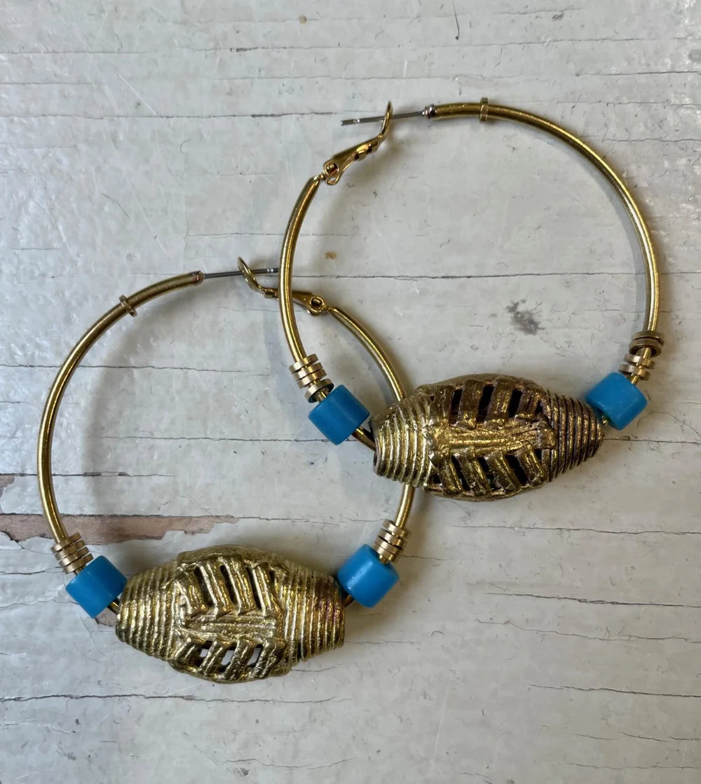 Boucles d'oreilles Widegate - Océan - KAZAK