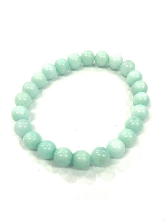 Bracelet - Vert menthe - Pierres - Rouge Bijoux