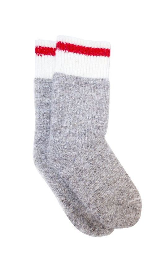 Bas de thermal gris Bande Rouge Bonnetier