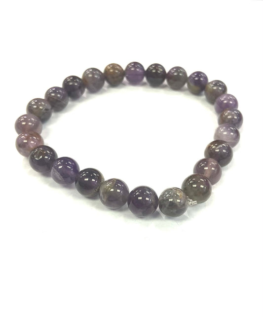 Bracelet - Mauve - pierres fines - Rouge Bijoux
